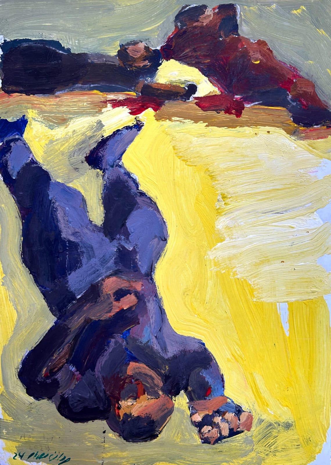 marwan-nassar-solo-exhibition-2024-painting-scenes-gaza