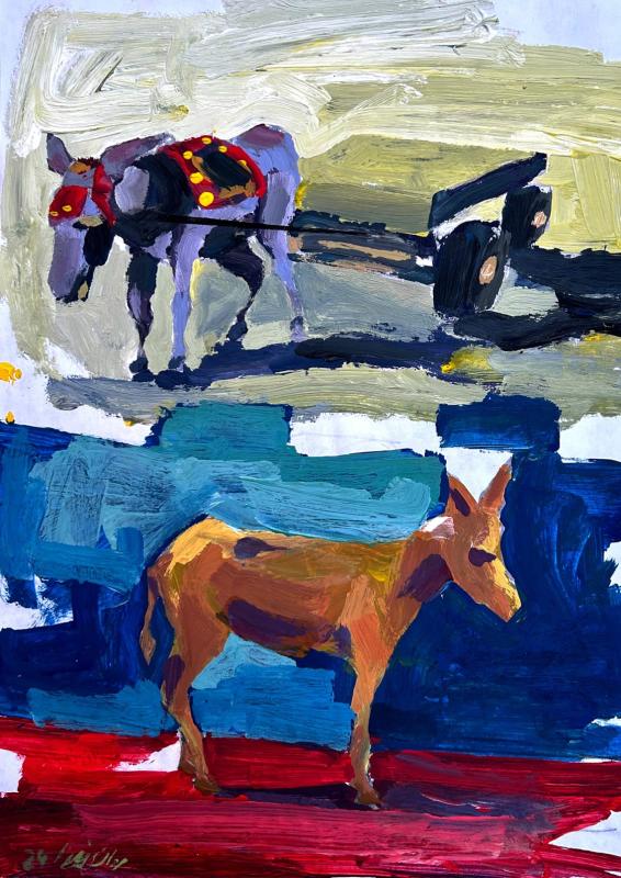 marwan-nassar-solo-exhibition-2024-painting-scenes-gaza