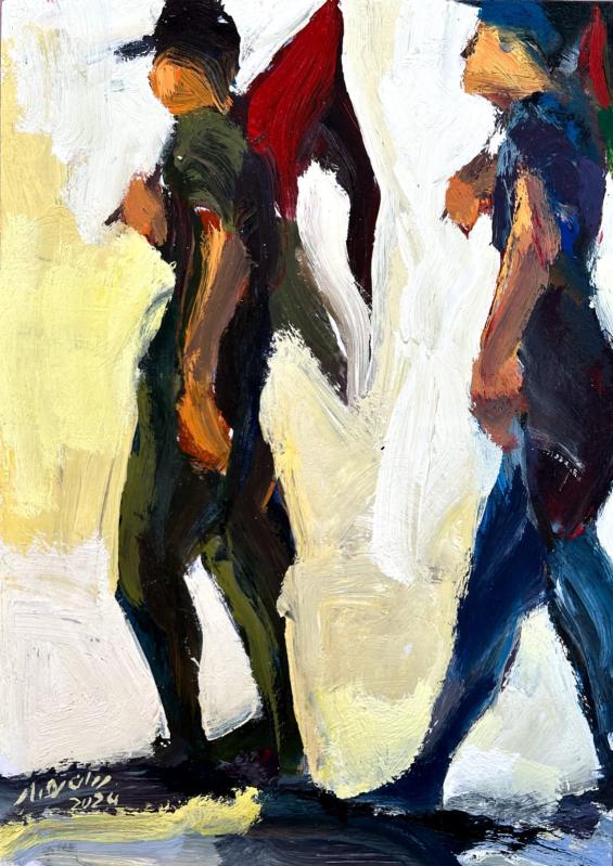 marwan-nassar-solo-exhibition-2024-painting-scenes-gaza