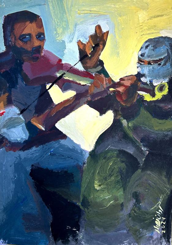 marwan-nassar-solo-exhibition-2024-painting-scenes-gaza