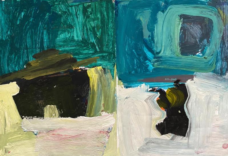 marwan-nassar-solo-exhibition-2025-painting-untitled-gaza