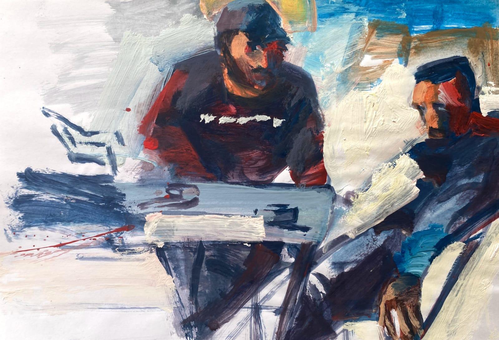 marwan-nassar-solo-exhibition-2025-painting-untitled-gaza