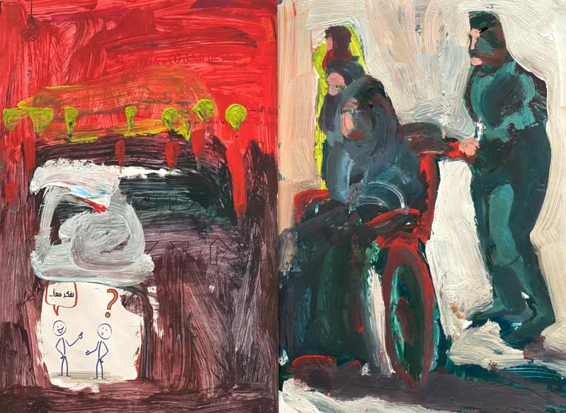 marwan-nassar-solo-exhibition-2025-painting-untitled-gaza