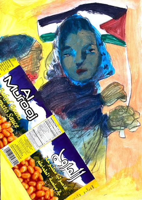 marwan-nassar-solo-exhibition-2025-painting-untitled-gaza