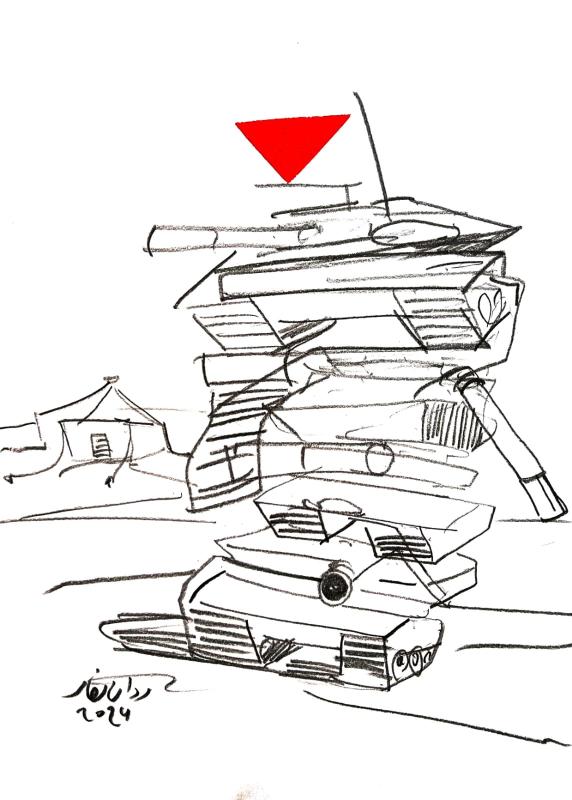 marwan-nassar-solo-exhibition-2024-painting-scenes-gaza