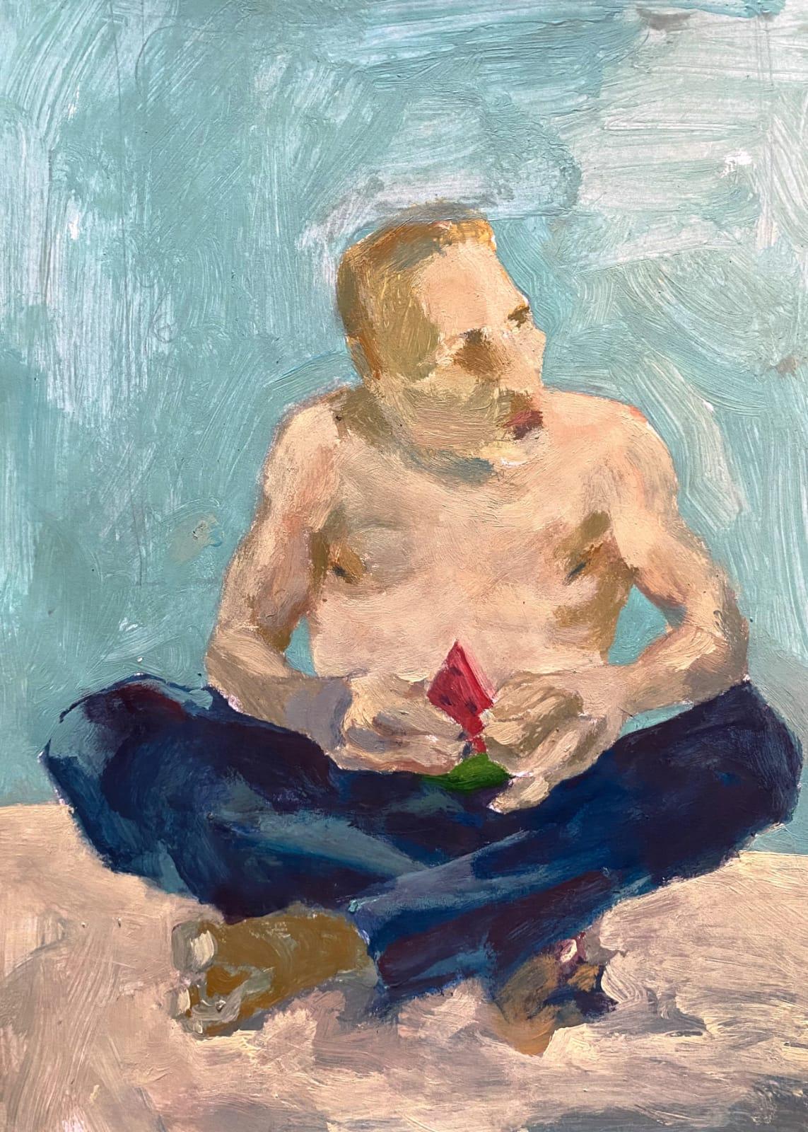 marwan-nassar-solo-exhibition-2025-painting-untitled-gaza