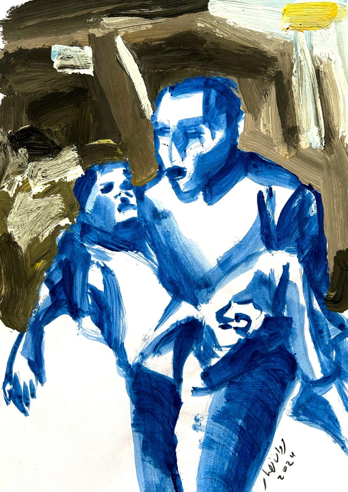 marwan-nassar-solo-exhibition-2024-painting-scenes-gaza