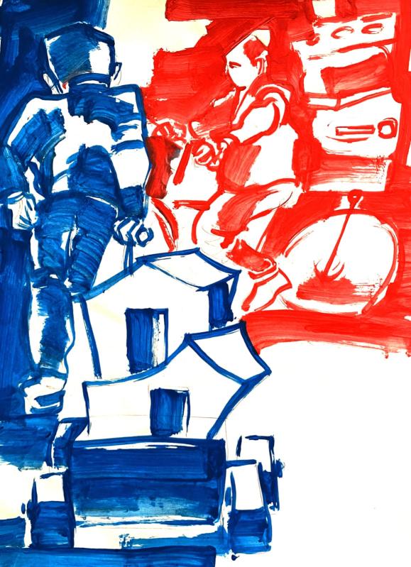 marwan-nassar-solo-exhibition-2025-painting-untitled-gaza