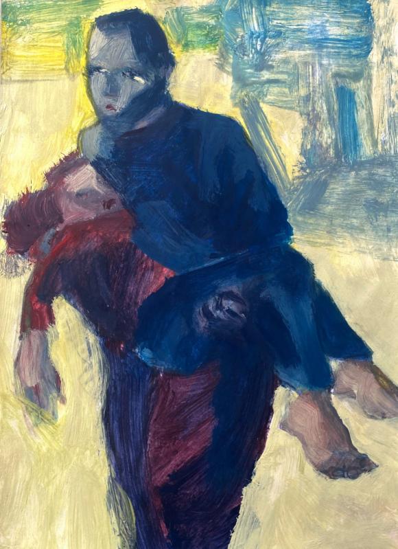 marwan-nassar-solo-exhibition-2025-painting-untitled-gaza