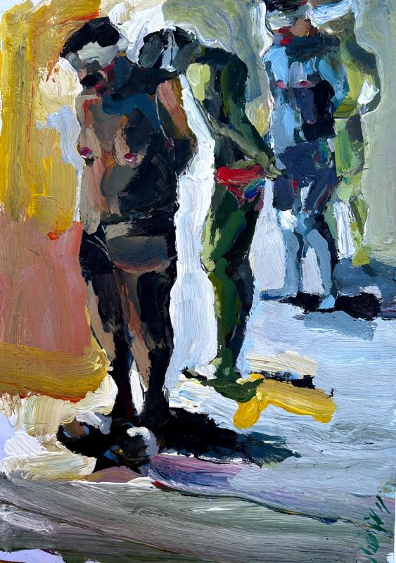 marwan-nassar-solo-exhibition-2024-painting-scenes-gaza