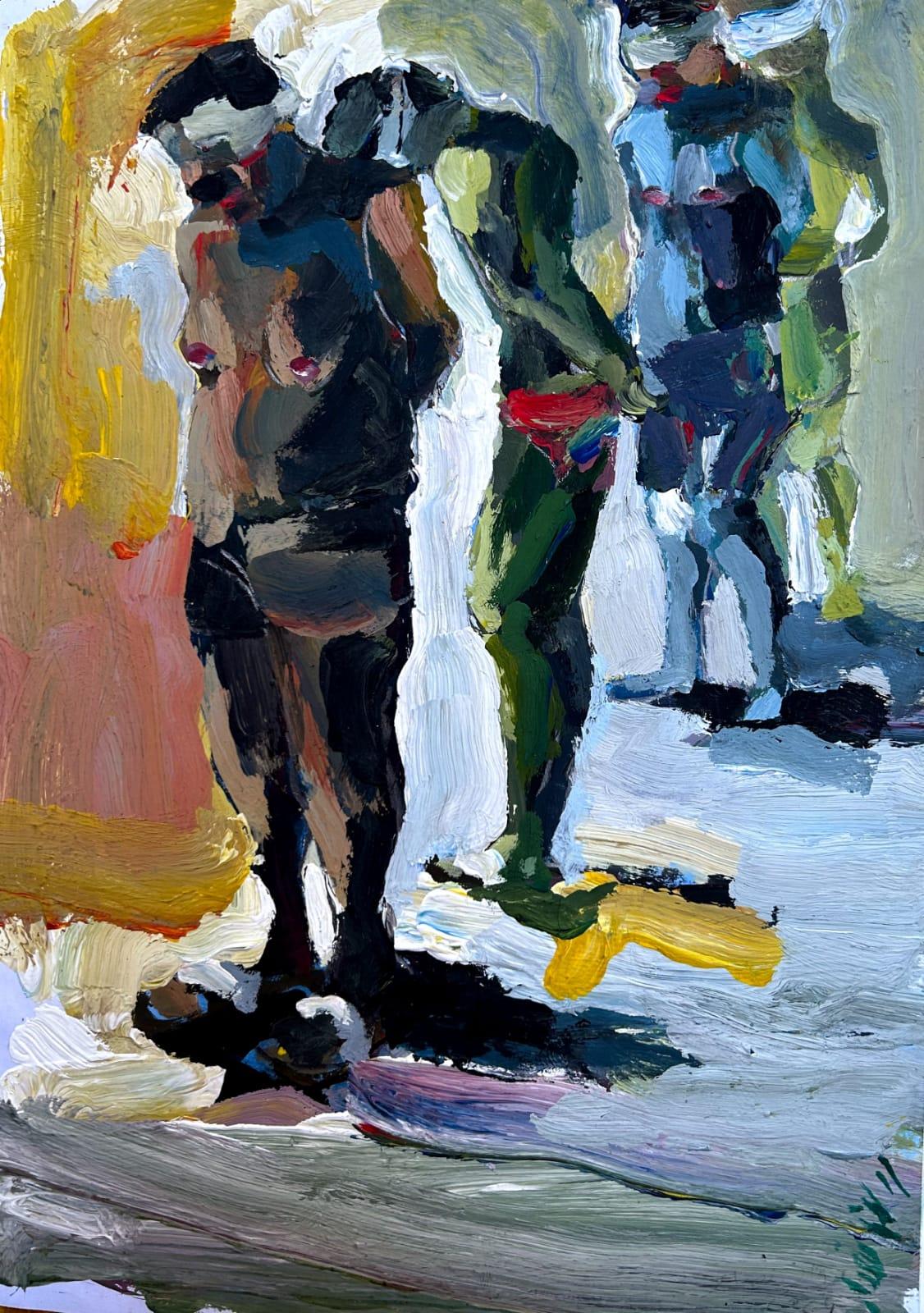 marwan-nassar-solo-exhibition-2024-painting-scenes-gaza