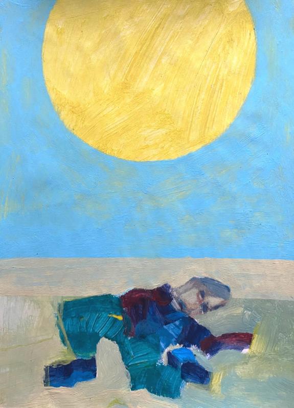 marwan-nassar-solo-exhibition-2025-painting-untitled-gaza