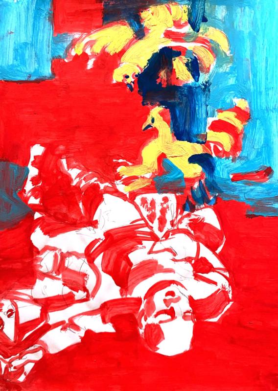 marwan-nassar-solo-exhibition-2025-painting-untitled-gaza