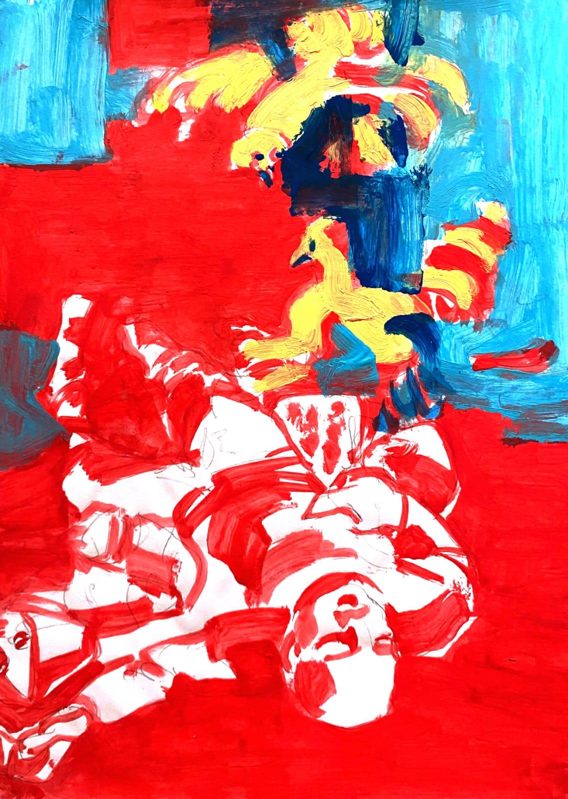 marwan-nassar-solo-exhibition-2025-painting-untitled-gaza