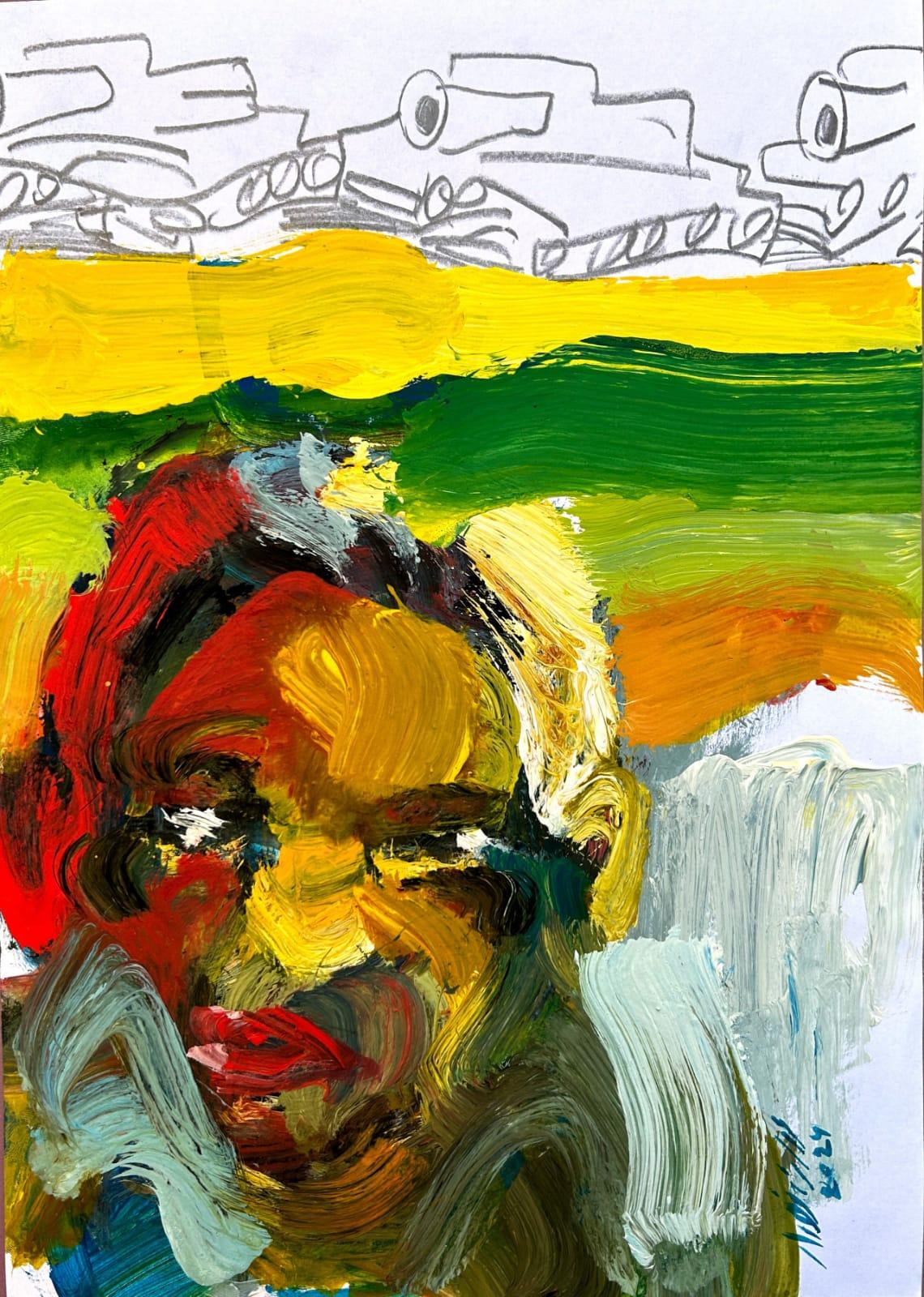 marwan-nassar-solo-exhibition-2024-painting-scenes-gaza