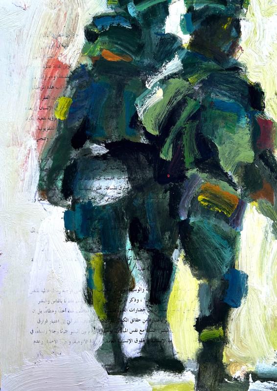 marwan-nassar-solo-exhibition-2025-painting-untitled-gaza