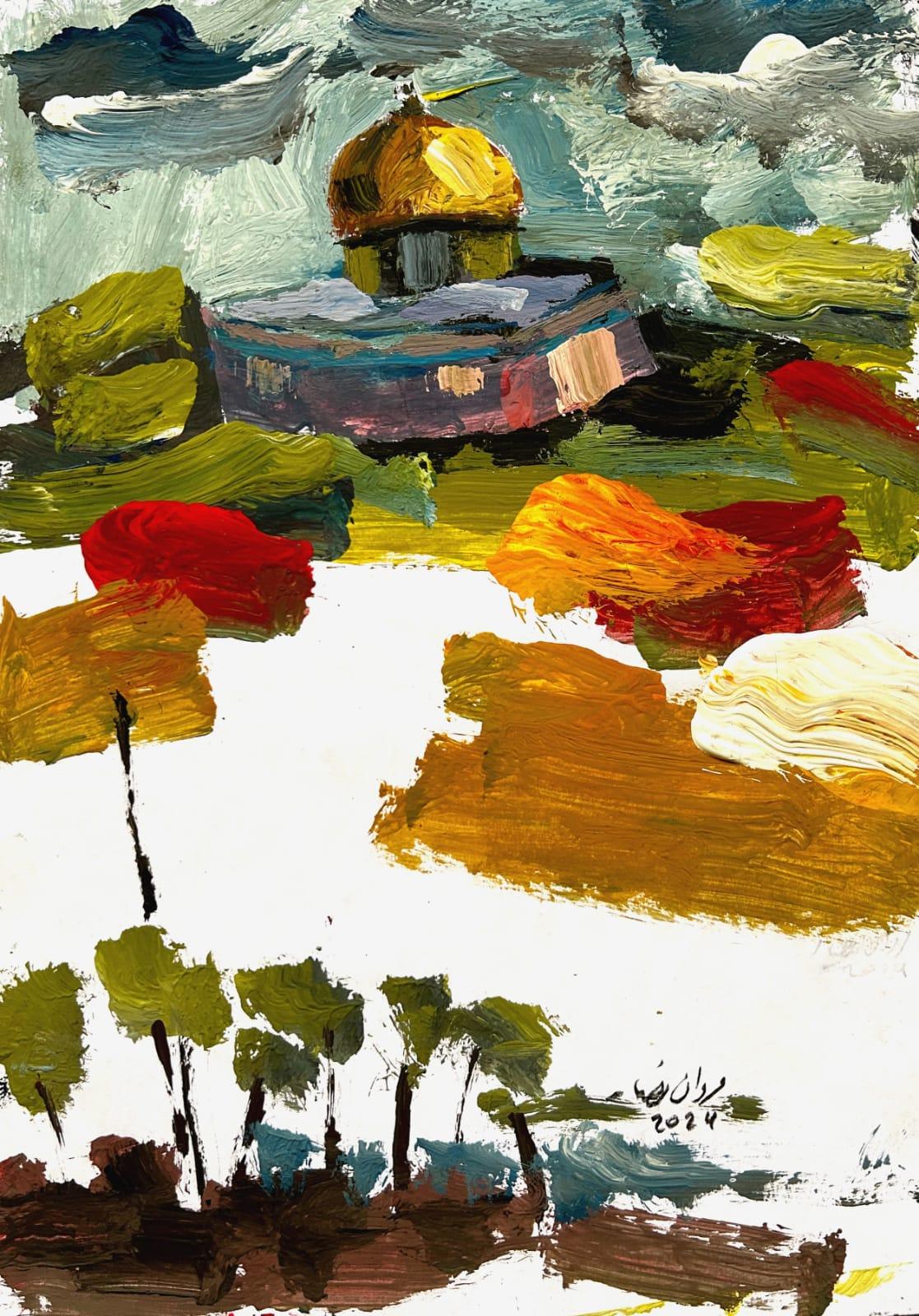 marwan-nassar-solo-exhibition-2024-painting-scenes-gaza