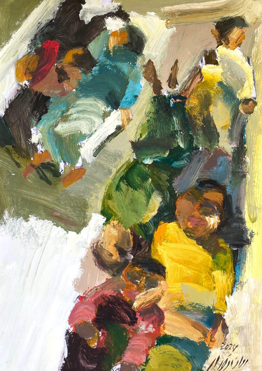 marwan-nassar-solo-exhibition-2024-painting-scenes-gaza