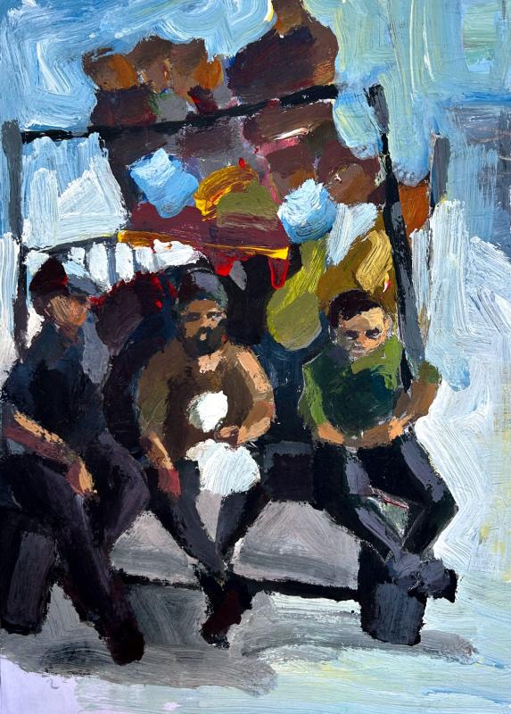 marwan-nassar-solo-exhibition-2024-painting-scenes-gaza