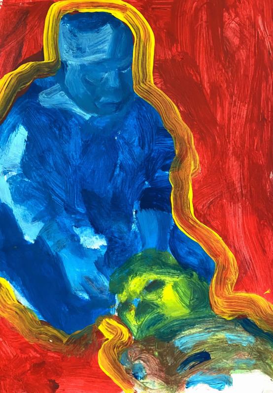 marwan-nassar-solo-exhibition-2025-painting-untitled-gaza