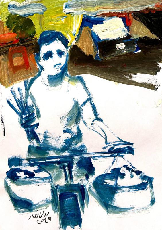 marwan-nassar-solo-exhibition-2024-painting-scenes-gaza