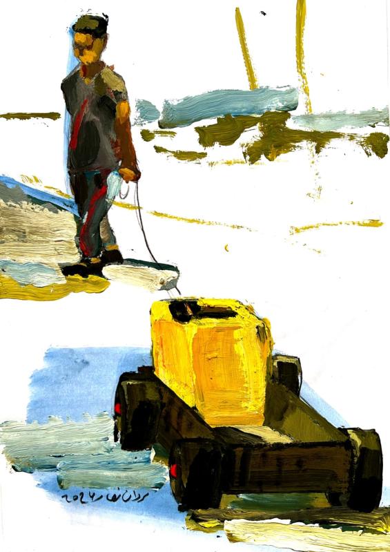 marwan-nassar-solo-exhibition-2024-painting-scenes-gaza