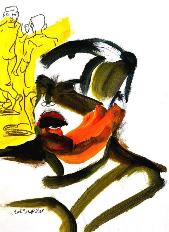 marwan-nassar-solo-exhibition-2024-painting-scenes-gaza