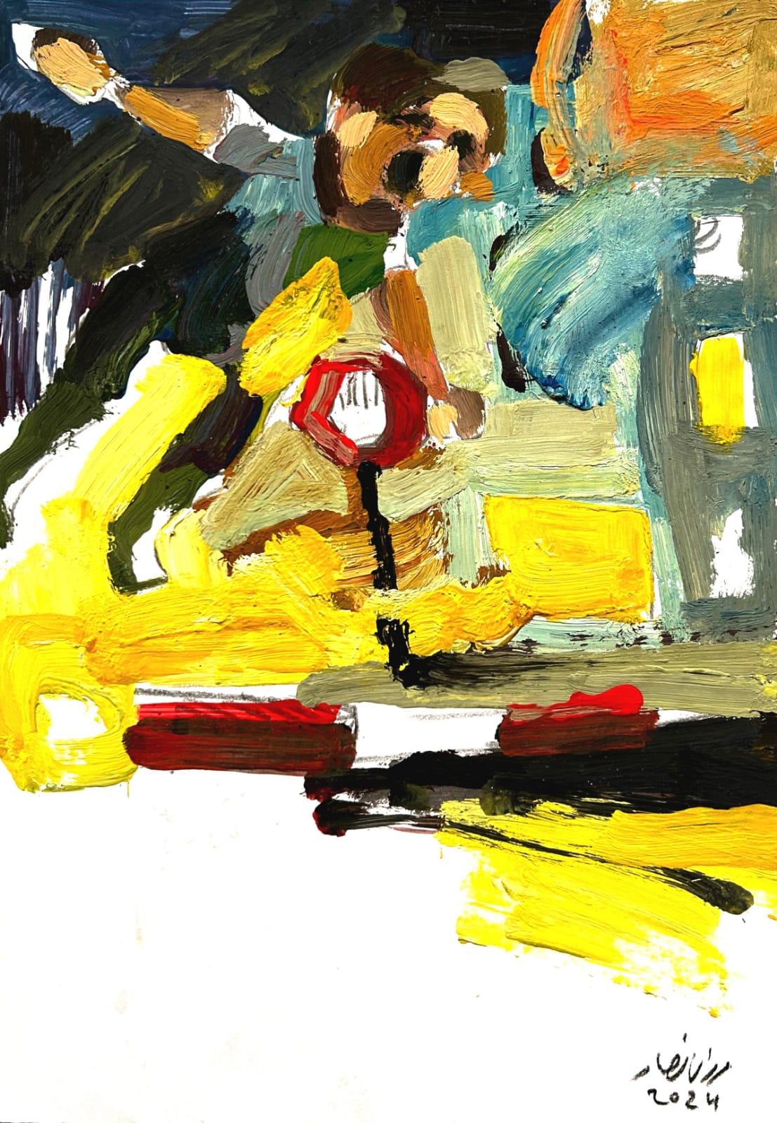 marwan-nassar-solo-exhibition-2024-painting-scenes-gaza-11